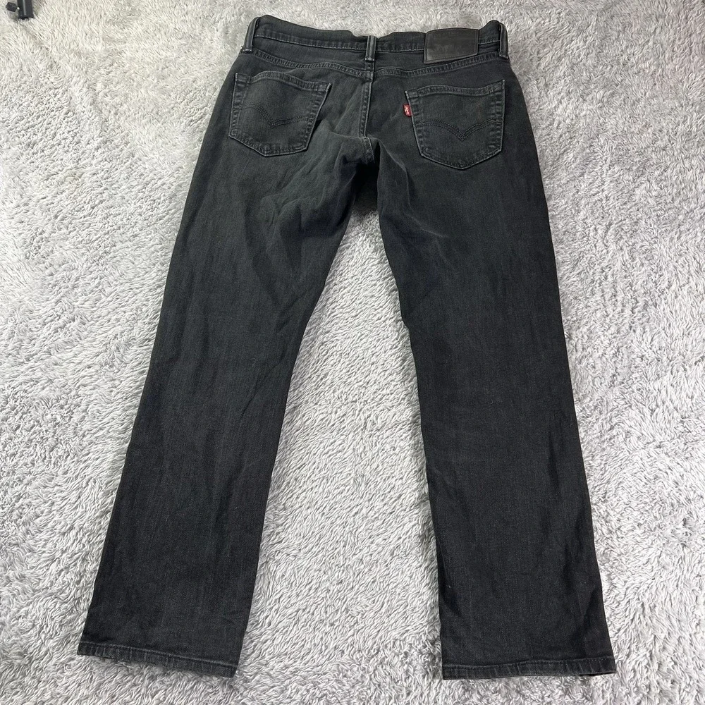 Levis 511 Jean Men's 30 Faded Black Straight‎ Leg